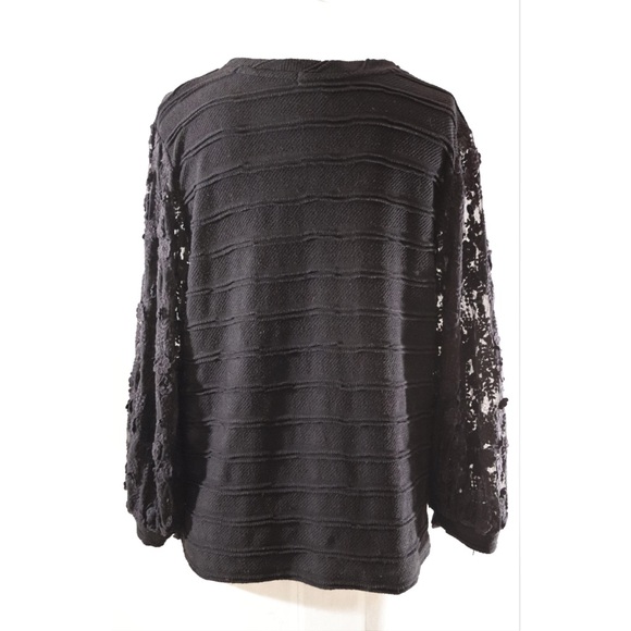 ❤️ Anthropologie Eri + Ali black Chelsea top - Picture 4 of 7